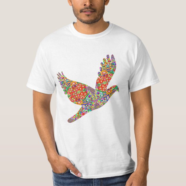 T-shirts LUCKY Angel Bird (Frente)