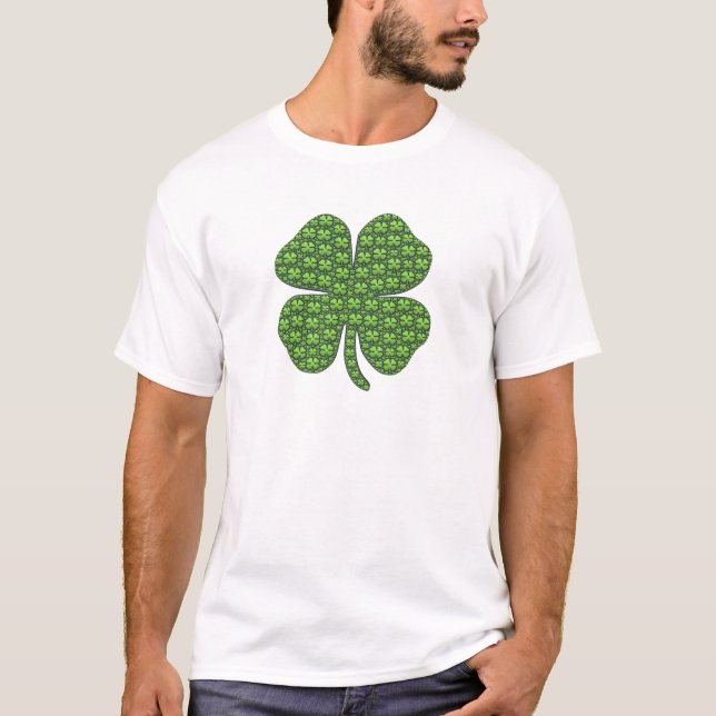 T-shirts Lucky Irish Clover Men (Frente)