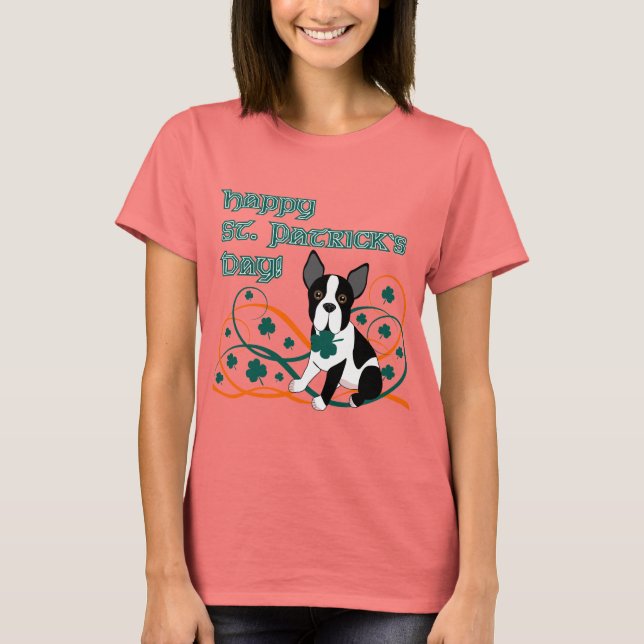 T-shirts Lucky Lil Terrier (Frente)