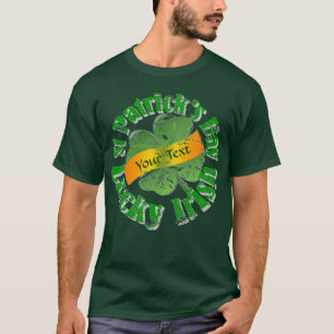 T-shirts Lucky Shamrock personalizado Rua de Patrick