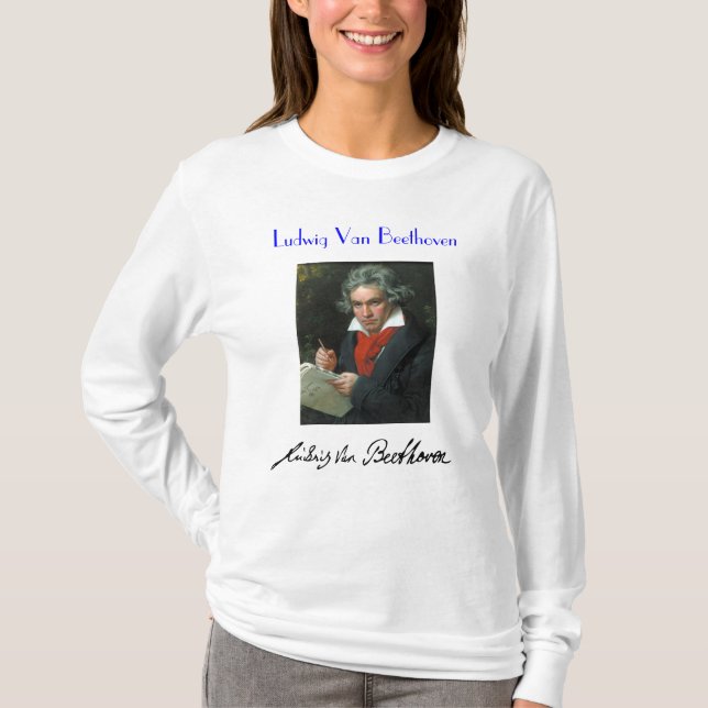 T-SHIRTS LUDWIG VAN BEETHOVEN (Frente)