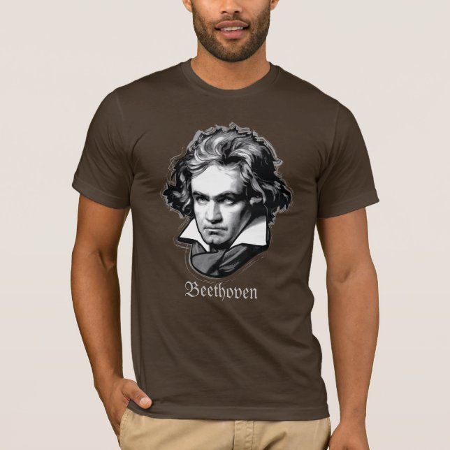 T-shirts Ludwig van Beethoven (Frente)