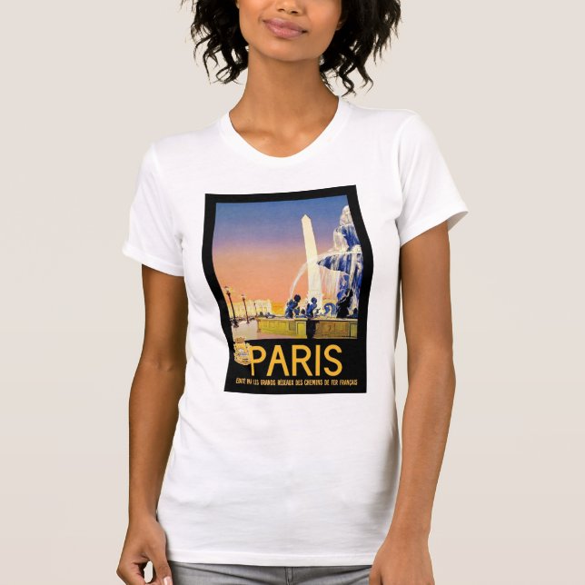 T-shirts Lugar del la Concorde do ~ de Paris (Frente)