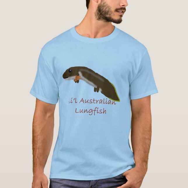 T-shirts Lungfish australiano bonito (Frente)