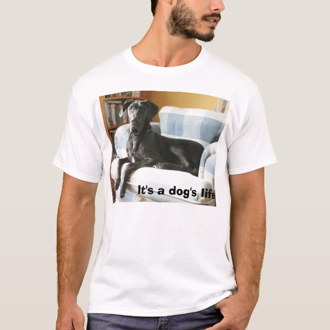 T-shirts Lunk, é a vida de um cão (Frente)