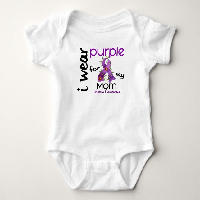 T-shirts Lúpus EU VISTO o ROXO PARA MINHA MAMÃ 43 (Frente)