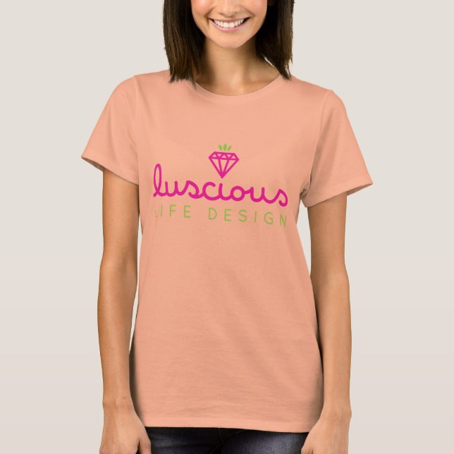 T-shirts Luscious Life Design Burn Out Tee (Frente)