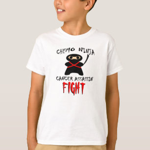 T-shirts LUTA! Assassino do cancer de Chemo Ninja