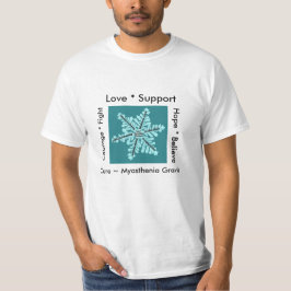 T-shirts Luta da esperança do amor/cura - consciência da