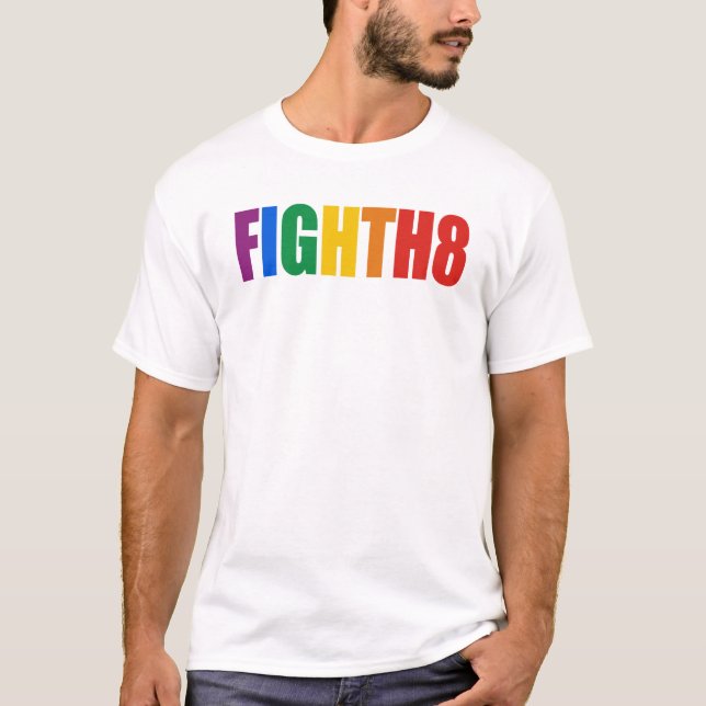 T-shirts Luta H8 (Frente)