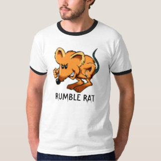 T-SHIRTS LUTADOR ENGRAÇADO DO RATO DOS DESENHOS ANIMADOS DO