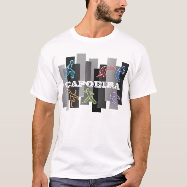 T-shirts Lutadores do machado das artes marciais do (Frente)