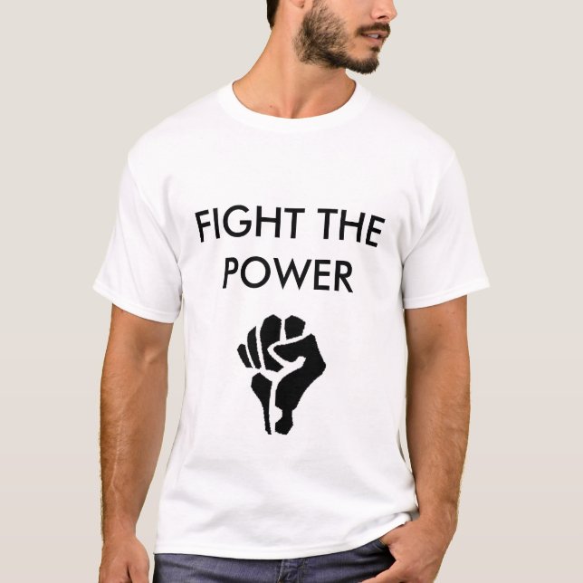 T-SHIRTS LUTAR CONTRA O PODER (Frente)