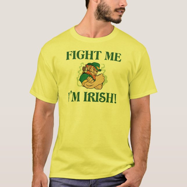 T-shirts Lute comigo, sou irlandês (Frente)