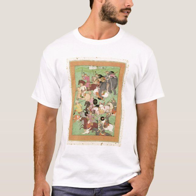 T-shirts Lute entre as forças de Irã e Turan, illus (Frente)