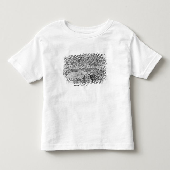 T-shirts Lutetia ou o primeiro plano de Paris (Frente)