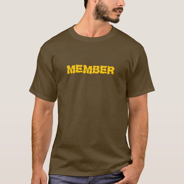 T-shirts Luva longa T do clube louco da senhora idosa (Frente)