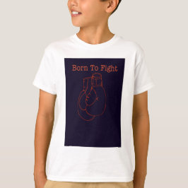 T-shirts Luvas Boxando Lutar Contra Presente do Ventilador 