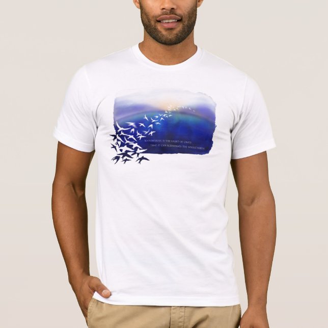 T-shirts Luz da unidade (Frente)