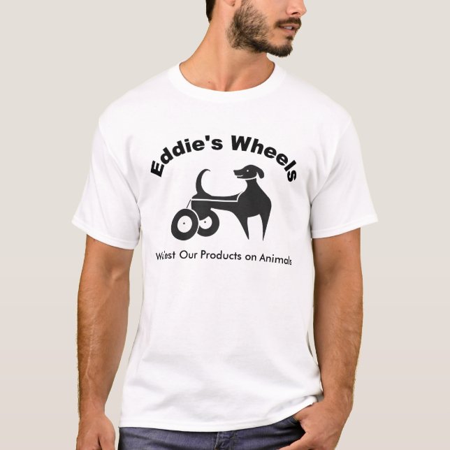 T-shirts Luz das rodas de Eddie (Frente)