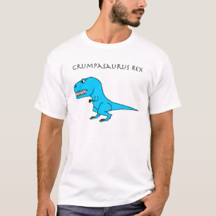 T-shirts Luz de Grumpasaurus Rex - azul