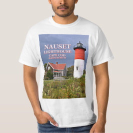 T-shirts Luz de Nauset, Cape Cod, farol de Massachusetts