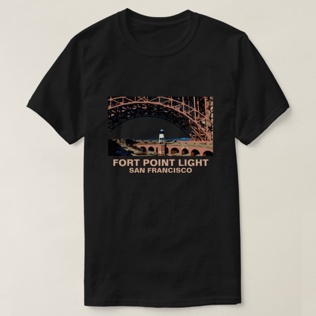 T-SHIRTS LUZ DO PONTO DE FORTE (Frente do Design)