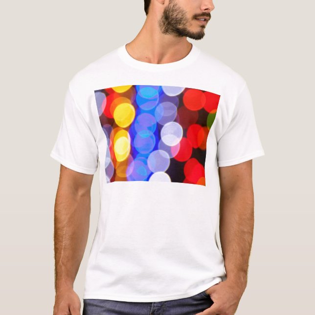 T-shirts Luzes Coloridas e Turvas (Frente)