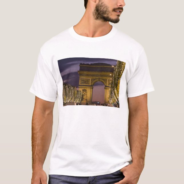 T-shirts Luzes de Natal nos Campos Elísios (Frente)