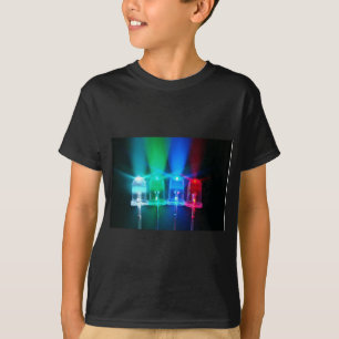 T-shirts Luzes do diodo emissor de luz
