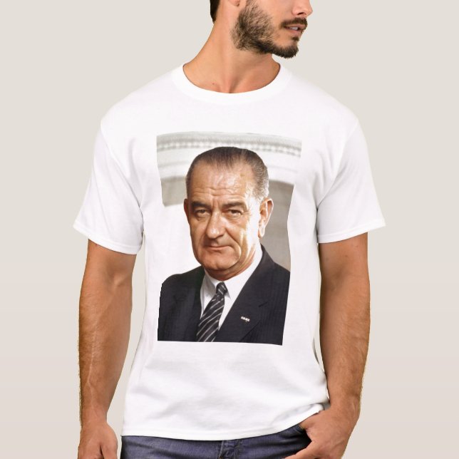 T-shirts Lyndon B. Johnson 36 (Frente)