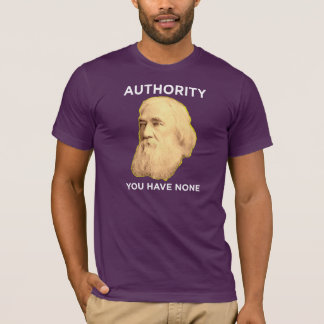 T-shirts Lysander Spooner nenhuma autoridade