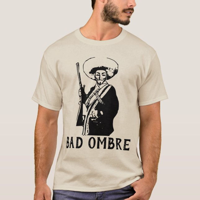 T-Shirts MÁ AMBRE, Camisetas Engraçadas Masculinas (Frente)