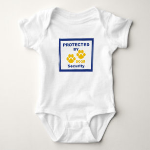 T-shirts Macacão Baby PROTEGIDO POR CÃES