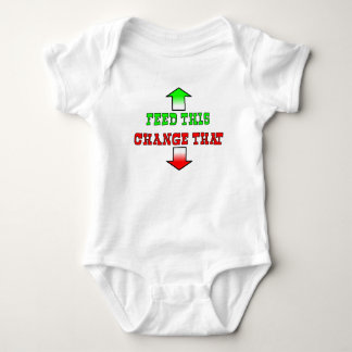 T-shirts Macacão de Bebê Divertido com Alimentação Humor