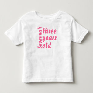 T-shirts Macacão Rosa com Babado Fofo para Menina de Três A