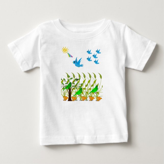 T-shirts Macacãozinho para Bebês (Frente)