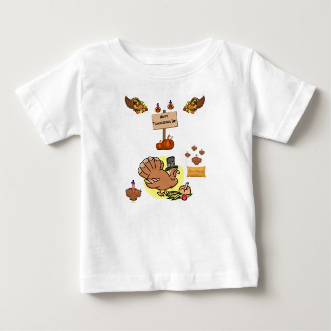 T-shirts Macacãozinho para Bebês (Frente)