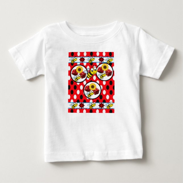 T-shirts Macacãozinho para Bebês (Frente)