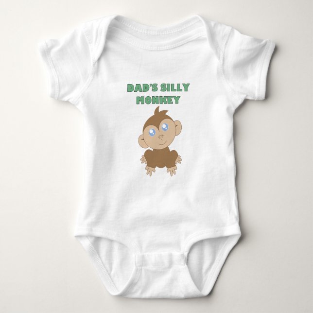 T-shirts Macaco bobo - Fita de Porte para Bebê Jersey (Frente)