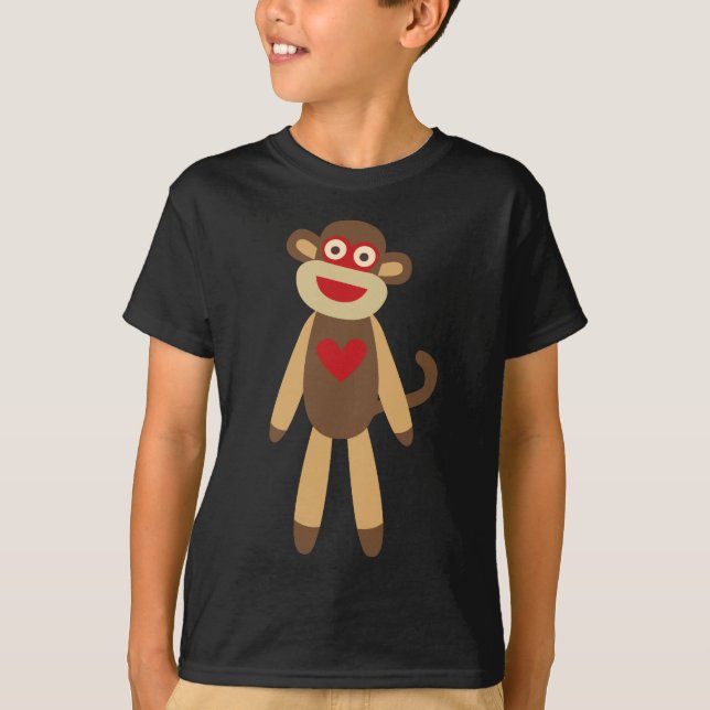 T-shirts Macaco bonito da peúga (Frente)