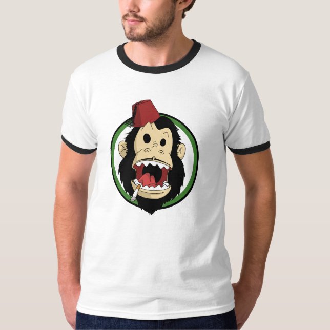 T-shirts macaco de fumo (Frente)