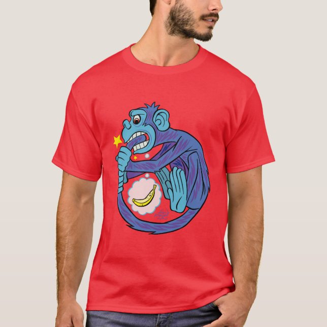 T-shirts Macaco de Ouroboros (Frente)
