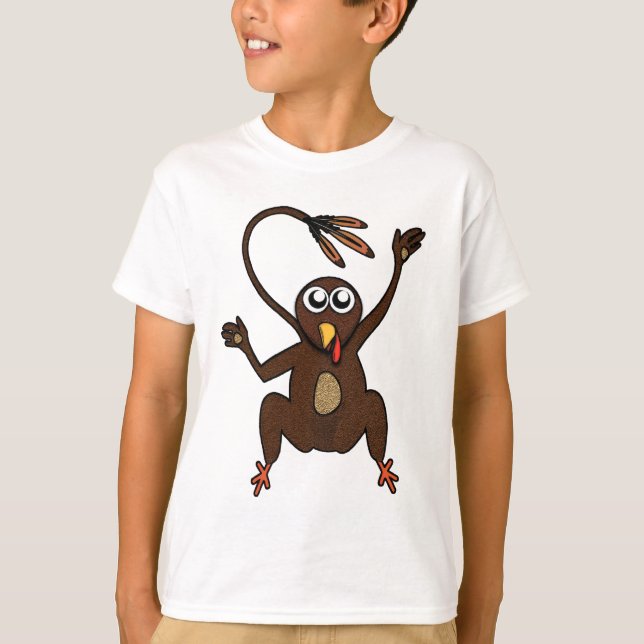 T-shirts Macaco de Turquia (Frente)