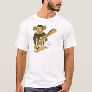 T-shirts Macaco do basebol