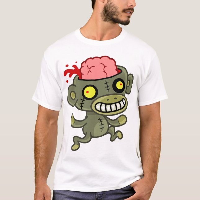 T-shirts Macaco do zombi (Frente)