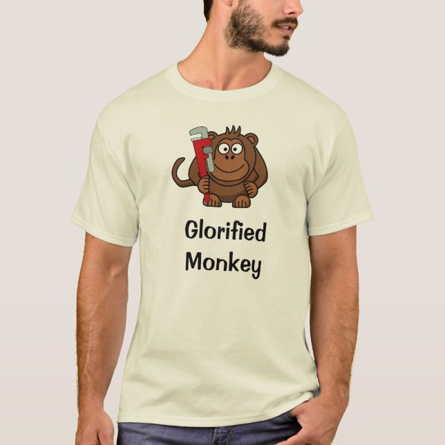 T-shirts Macaco glorificado (Frente)