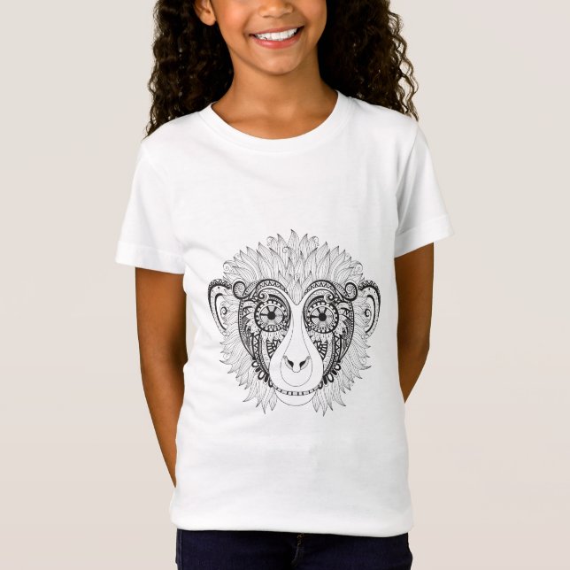 T-shirts Macaco inspirado (Frente)