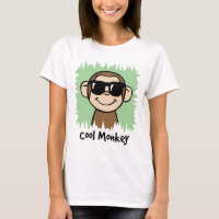 Macaco legal do clipart dos desenhos animados com