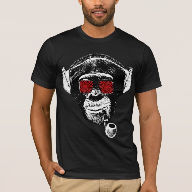 T-shirts Macaco louco (Frente)